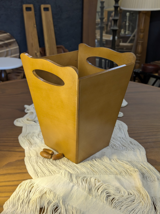 سطل آشغال چوبی